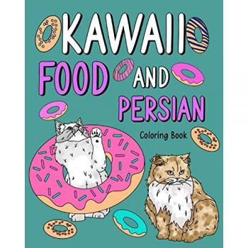 Kawaii Food and Persian Coloring Book