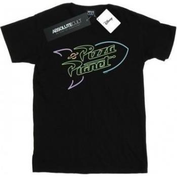T-shirt Femme en Coton Disney Toy Story Neon Pizza Planet
