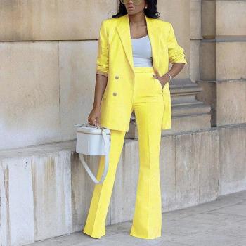 Blazer y pantalones para mujer, conjunto sexy y profesional