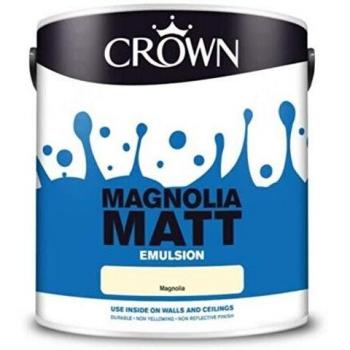 Crown Matt Emulsion Interior Paint Non Yellowing 2.5L