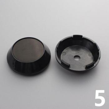 4pcs No Logo Wheel Hub Caps, 2.55 Inch (65mm)
