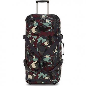 Kipling Teagan L Sac de Voyage, 77 cm, 91 litres, Multicolore Camo