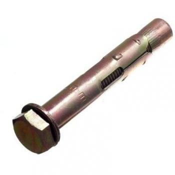 Sleeve Anchor Hex Bolt M12 x M15 Shield 75mm Length YZP