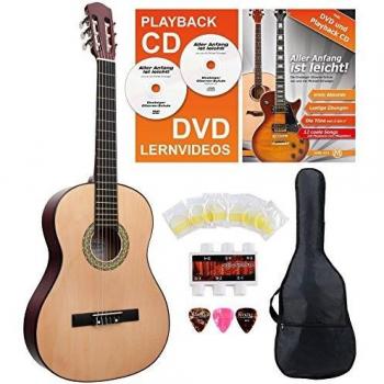 Classic Cantabile Pack Guitare Classique AS-851 7/8 Ensemble Apprentissage