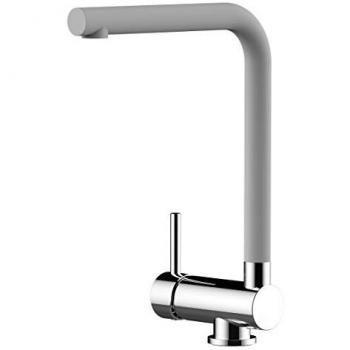 Sistema de Ducha Compacta 60 mm, Grifo Plegable y Giratorio 360° en Color Blanco