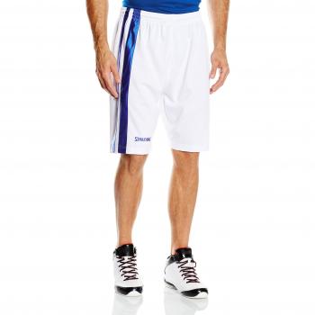Teamsport-MVP Shorts in Weiß-Royalblau von Spalding – XXL