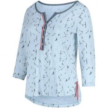 Ambria Damen Print-Shirt »Shirt« blau