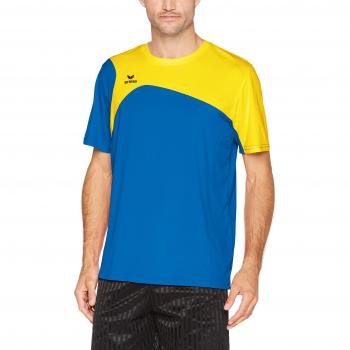 Club 1900 2.0 T‑shirt ERIMA – Design Bleu Royal et Jaune