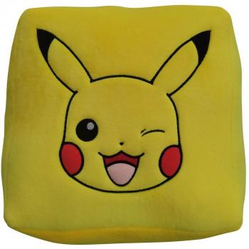 Coussin cube Lyo Pokémon Pikachu 25 cm