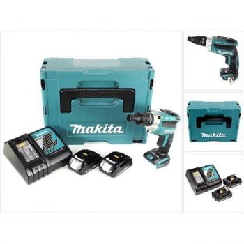 Visseuse 18 V Makita DF‑S251 avec chargeur et batteries