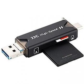 Lettore di schede JJC CR UTC3 con USB 3.0 e USB-C