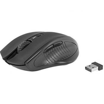 Black 5‑Button Amber HX Mouse