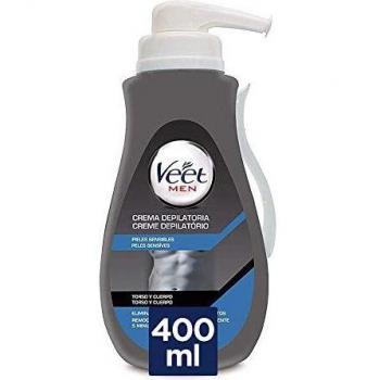 Veet Men Depilatory Shower Cream (400 ml) for Sensitive Skin