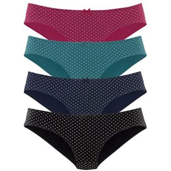 S.Oliver Damen Bodywear Bikinislip – 95% Baumwolle, 5% Elasthan – gemustert – Größe 36/38