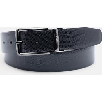 Cinturón de Piel Negra Lottusse para Hombre