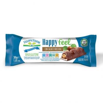 Happy Farm Happy Feel Dolcezze Cacao e Nocciole Monoporzione 30 g Senza Glutine