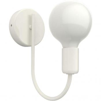 Applique Design Classico 1XE27 42W Metallo Bianco H30cm