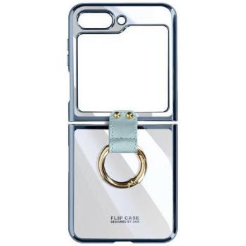 Avizar Policarbonato Ring Cover per Z Flip5 Blu