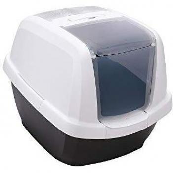 Imac Toilette Lettiera Maddy Colore Antracite 62x49,5x47,5H Ideale per Gatti di Grossa Taglia