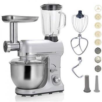 Robot Multifunción Roboy 5L 1000W Plateado con Picadora y Batidora 1,5L – Robimix