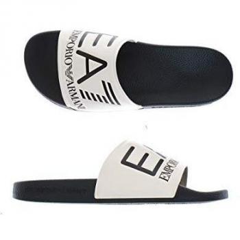 EA7 B139 Beach Sandals White/Navy