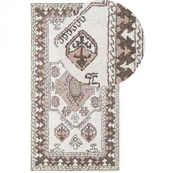Colorful Hand-Tufted Wool Rug 80x150 cm