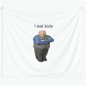 Bertram Eats Tapestry for Living Room