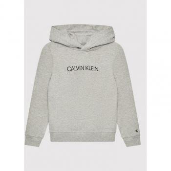 Felpa Calvin Klein Institutional Logo Grigio Chiaro per bambini 8 anni