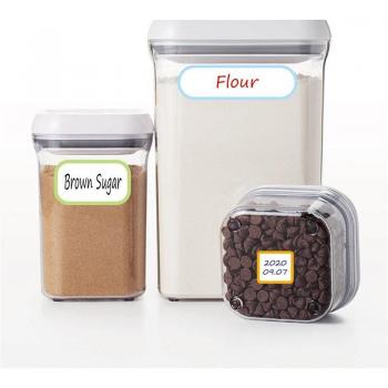 110pcs Reusable Storage Jar Labels with Pen