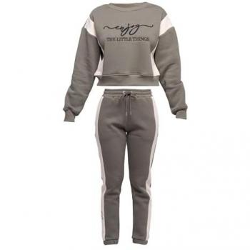 Tom Barron Damen Freizeitanzug Enjoy, bestickt, stilvoll Khaki S