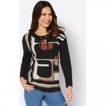Langarmshirt für Damen in Gelb