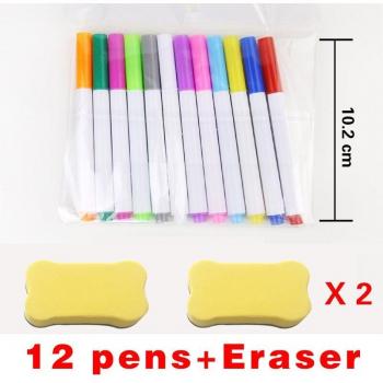 Stylo Dessin Éclatant 12‑pcs