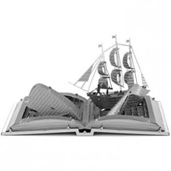 3D Puzzle Buch: Weißer Wal von Metal Earth