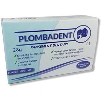 PLOMBADENT Pansement dentaire destiné à la réparation de plombage perdu