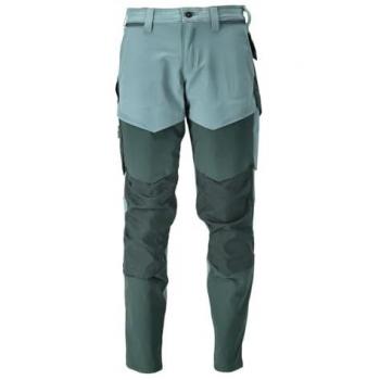 Pantaloni Mascot Ultimate Taglia 60 Verde Menta con Tasche per Ginocchiere