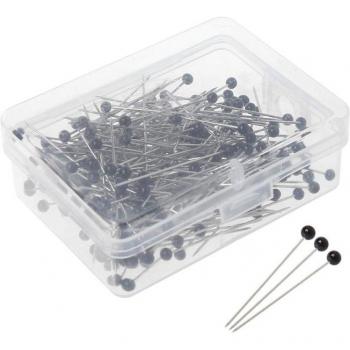 250pcs Sewing Pins with Glass Heads