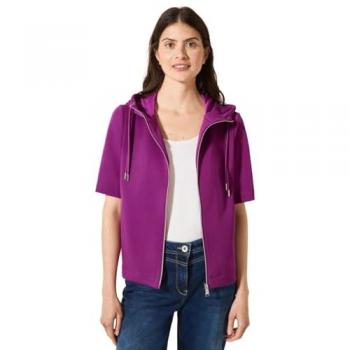 Cecil Kurzarm Sweatjacke mit Tunnelzug