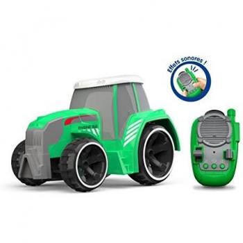 Tracteur Radiocommandé Ouaps Vert pour Enfants Sensibles