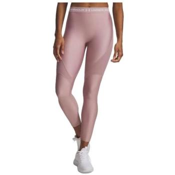 Pink Female Under Armour Hg Rib Tights