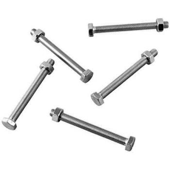 M10 × 100 mm Zinc-Plated Set Screws – 10 Unit Bundle