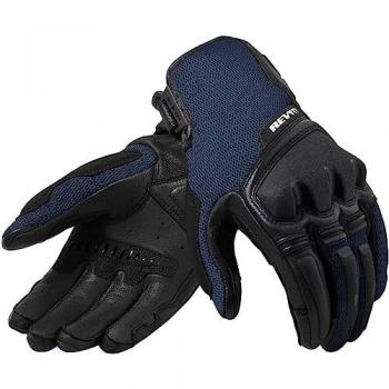 Gants de moto Rev'It! Duty Noir-Bleu Taille L