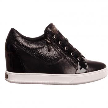 Guess Finna Damen High‑Sneaker aus glattem Leder 35 EU