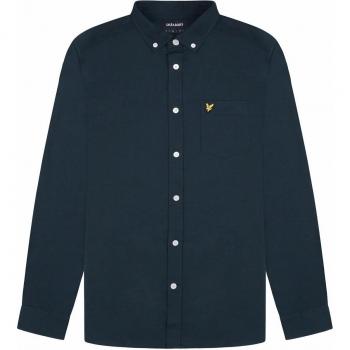 Camicia Oxford Lyle & Scott Blu Scuro 2XL