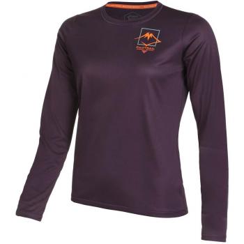 Camiseta de Manga Longa Asics Feminina Fujitrail Cor Púrpura Escuro