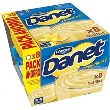 Danet Vainilla – Pack 8 con 120 g cada unidad