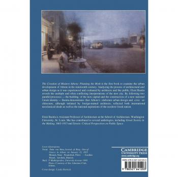 The Creation of Modern Athens: Planning the Myth