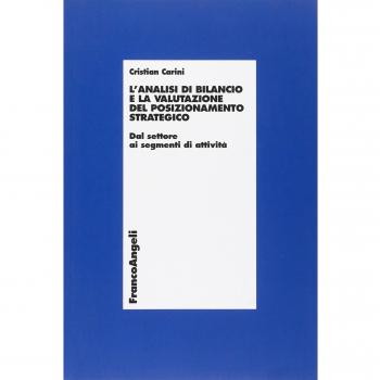 L' analisi di bilancio e la valutazione del posizionamento strategico. Dal settore ai segmenti di attività