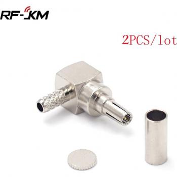 Conector macho de crimpado RG174/RG316 LMR100 con recubrimiento de oro