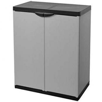 Armadio basso modello A7815 PL.Basso con 2 ante e colore grigio di Mongardi