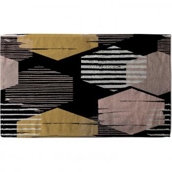 Twilight Glow Hex Pattern Towel